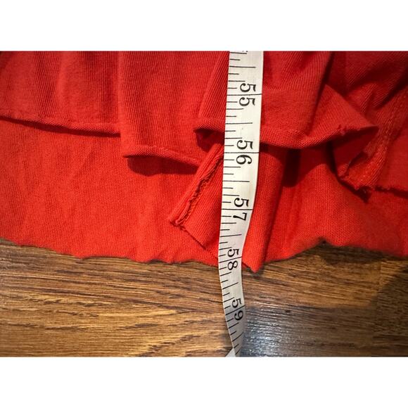 Free People Beach Women's Brentwood Cotton Maxi Dress Red/Orange Size L NWT - Picture 9 of 9